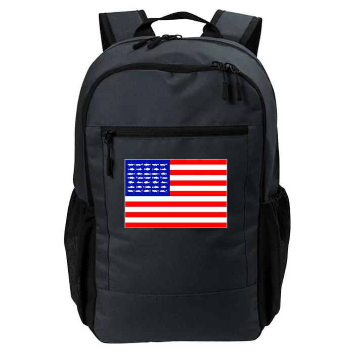 American Fishing Flag Daily Commute Backpack