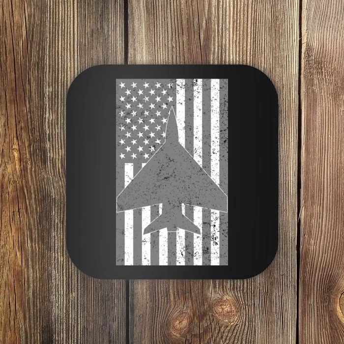 American Flag Airplane Pilot Coaster