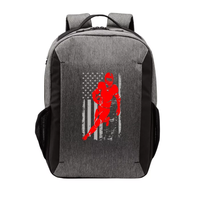 American Football Vintage Flag USA Vector Backpack