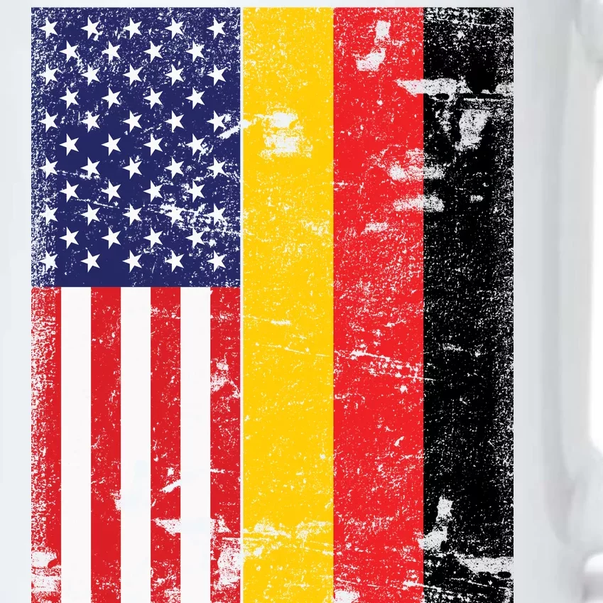 American German Flag Black Color Changing Mug