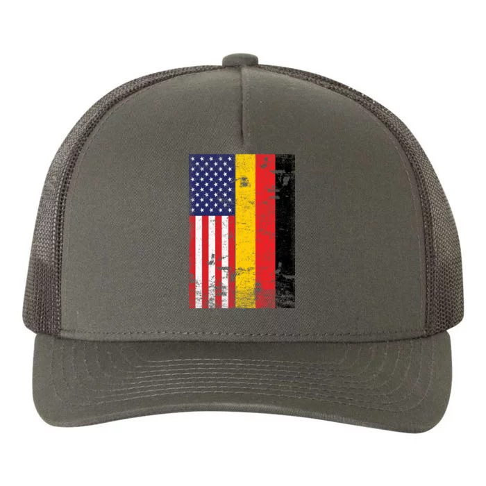 American German Flag Yupoong Adult 5-Panel Trucker Hat