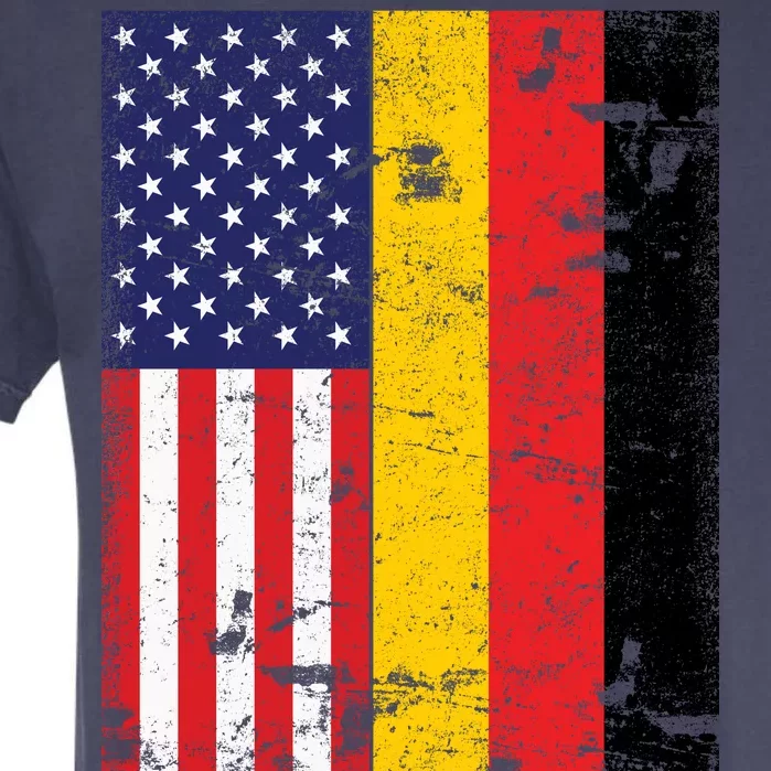 American German Flag Garment-Dyed Heavyweight T-Shirt