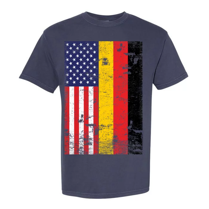 American German Flag Garment-Dyed Heavyweight T-Shirt