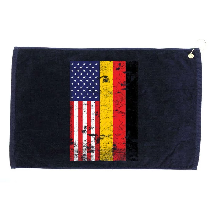 American German Flag Grommeted Golf Towel