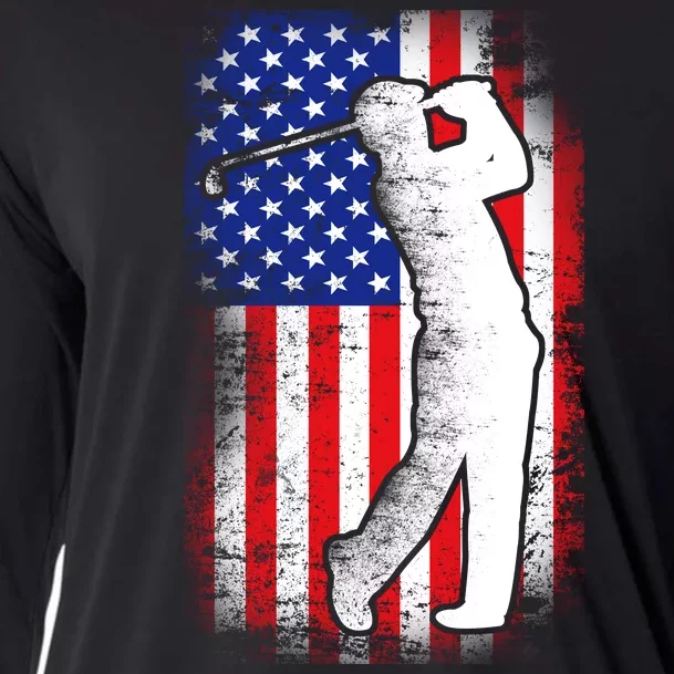 American Golf Flag Cooling Performance Long Sleeve Crew