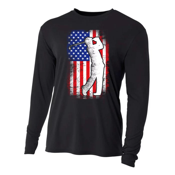 American Golf Flag Cooling Performance Long Sleeve Crew