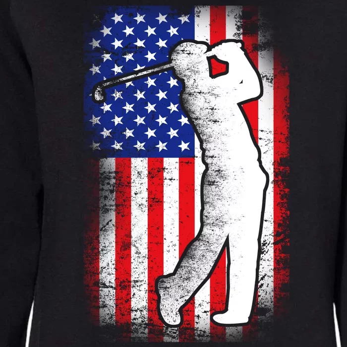 American Golf Flag Womens California Wash Sweatshirt