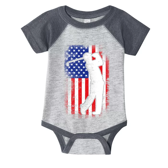 American Golf Flag Infant Baby Jersey Bodysuit