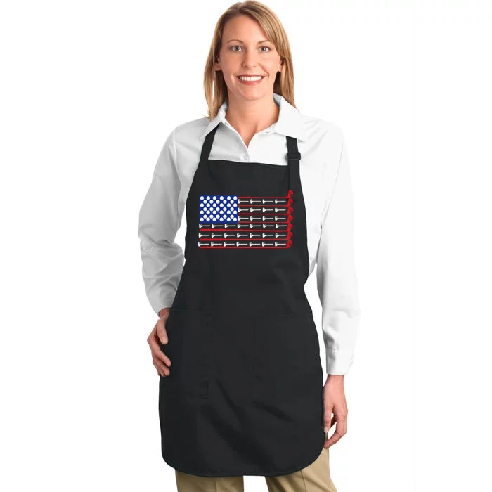 American Golf USA Flag Full-Length Apron With Pocket