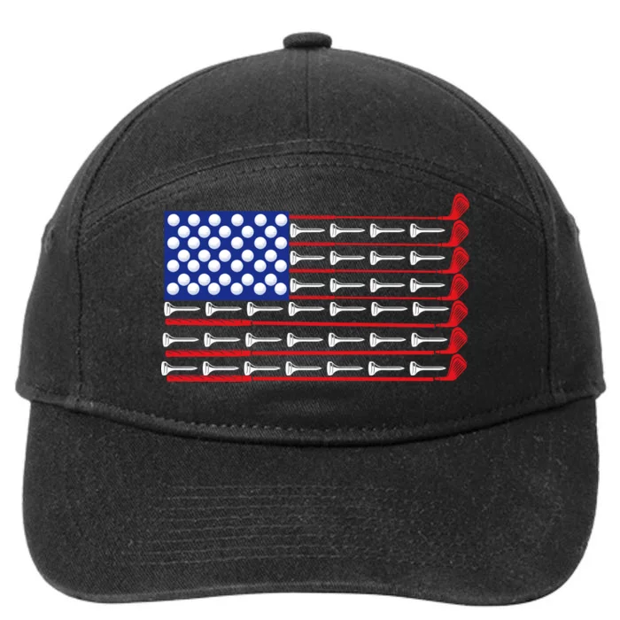 American Golf USA Flag 7-Panel Snapback Hat