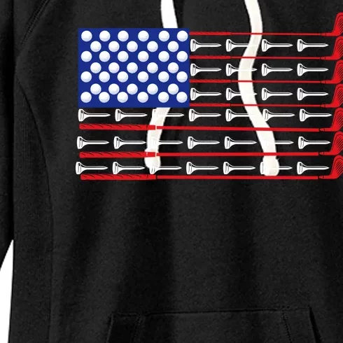 American Golf USA Flag Women's Fleece Hoodie