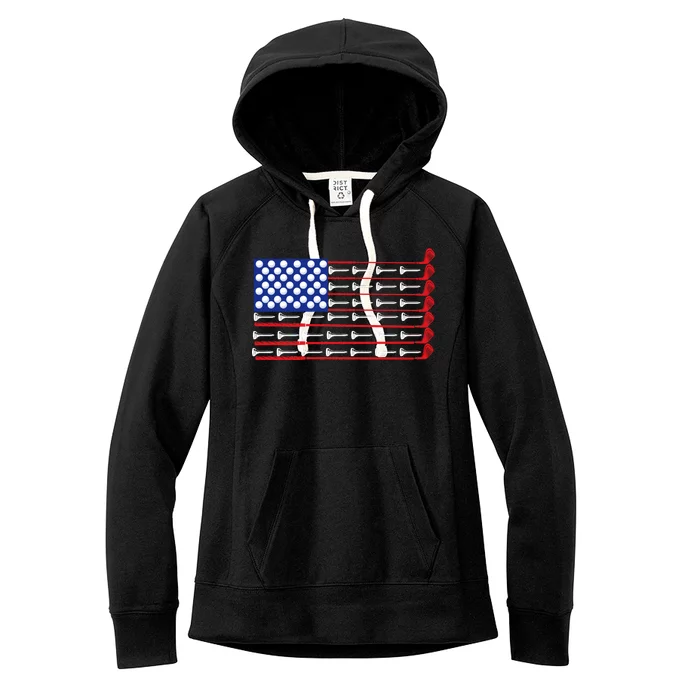 American Golf USA Flag Women's Fleece Hoodie