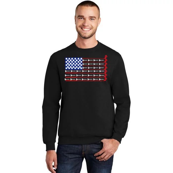 American Golf USA Flag Tall Sweatshirt