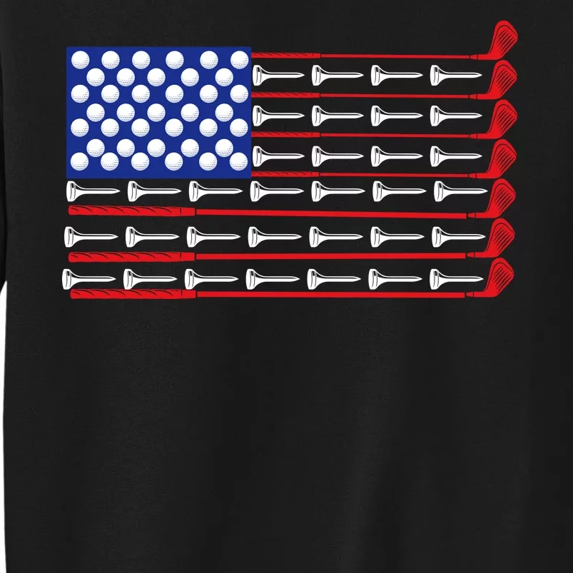 American Golf USA Flag Tall Sweatshirt