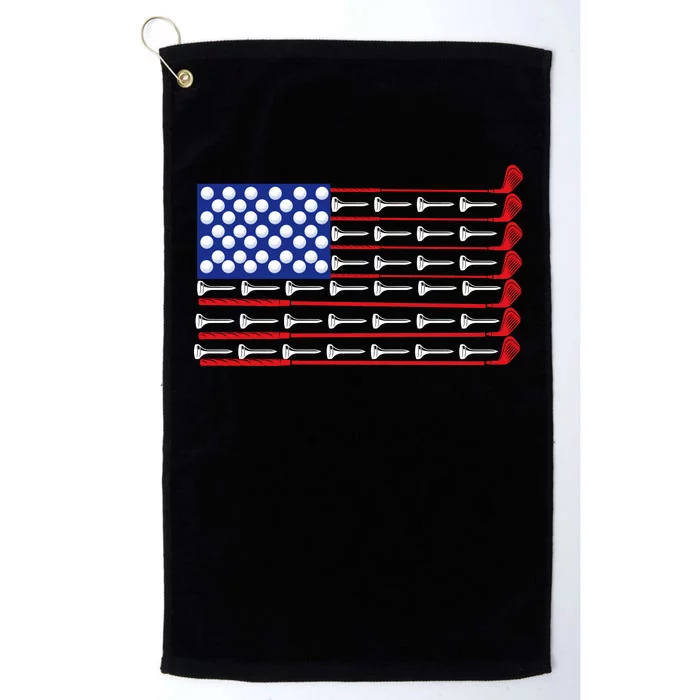 American Golf USA Flag Platinum Collection Golf Towel