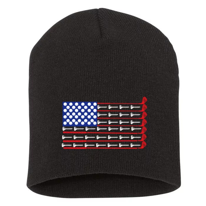 American Golf USA Flag Short Acrylic Beanie