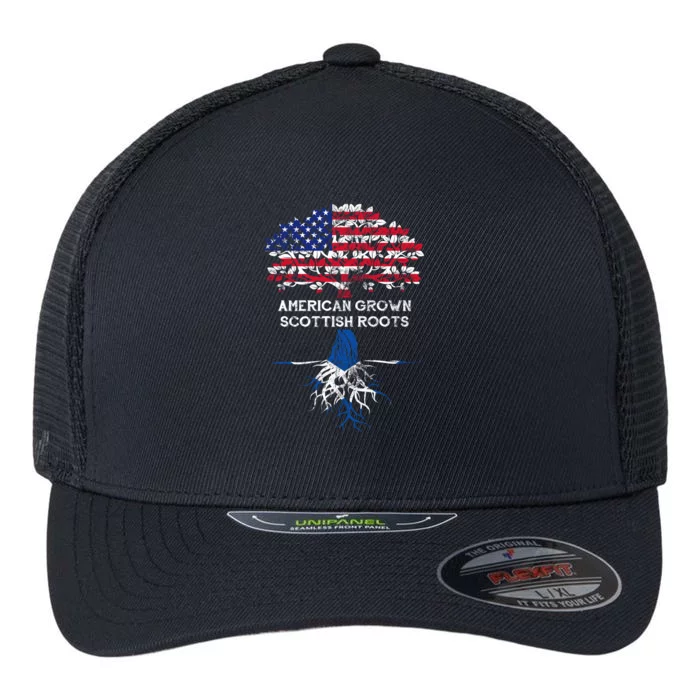 American Grown Scottish Roots Flexfit Unipanel Trucker Cap