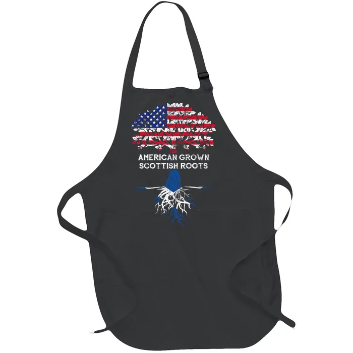 American Grown Scottish Roots Full-Length Apron With Pocket