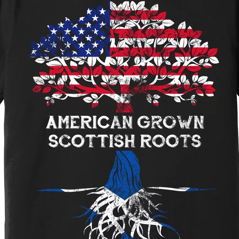 American Grown Scottish Roots Premium T-Shirt