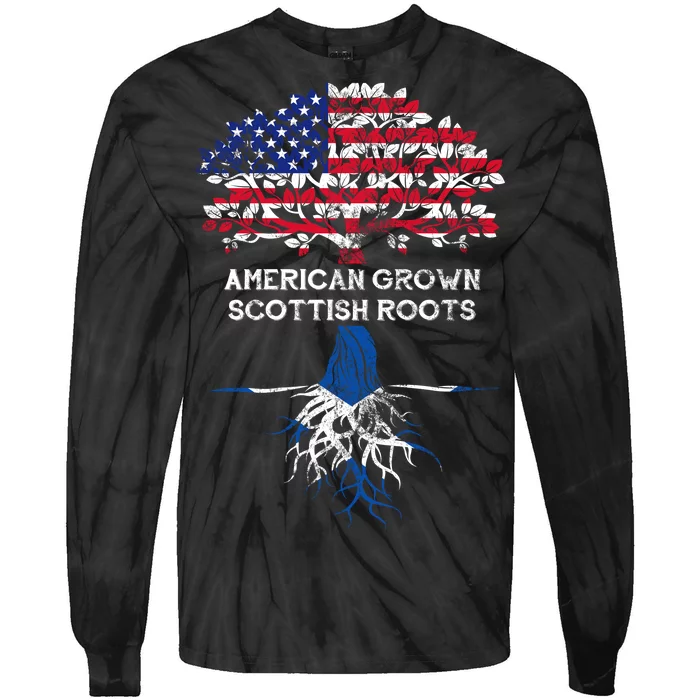 American Grown Scottish Roots Tie-Dye Long Sleeve Shirt