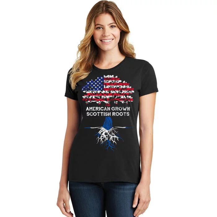 American Grown Scottish Roots Women's T-Shirt