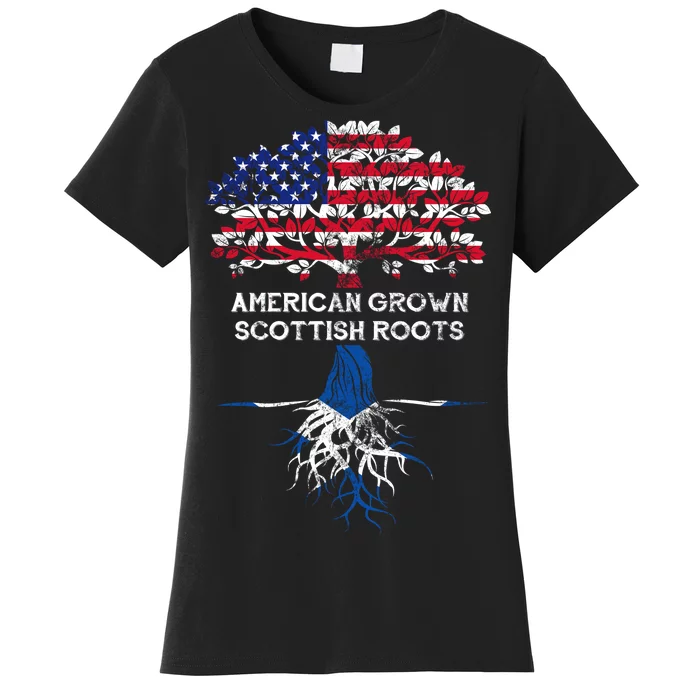 American Grown Scottish Roots Women's T-Shirt