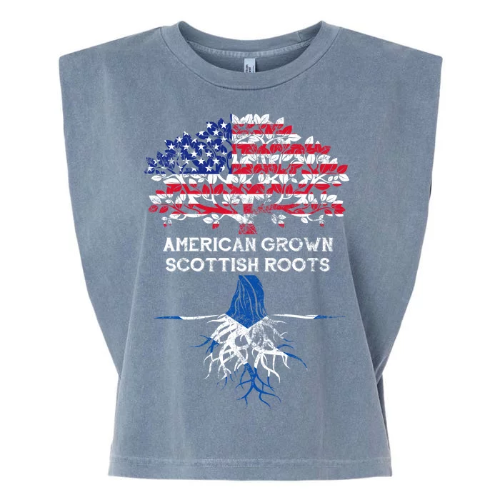 American Grown Scottish Roots Garment-Dyed Women's Muscle Tee