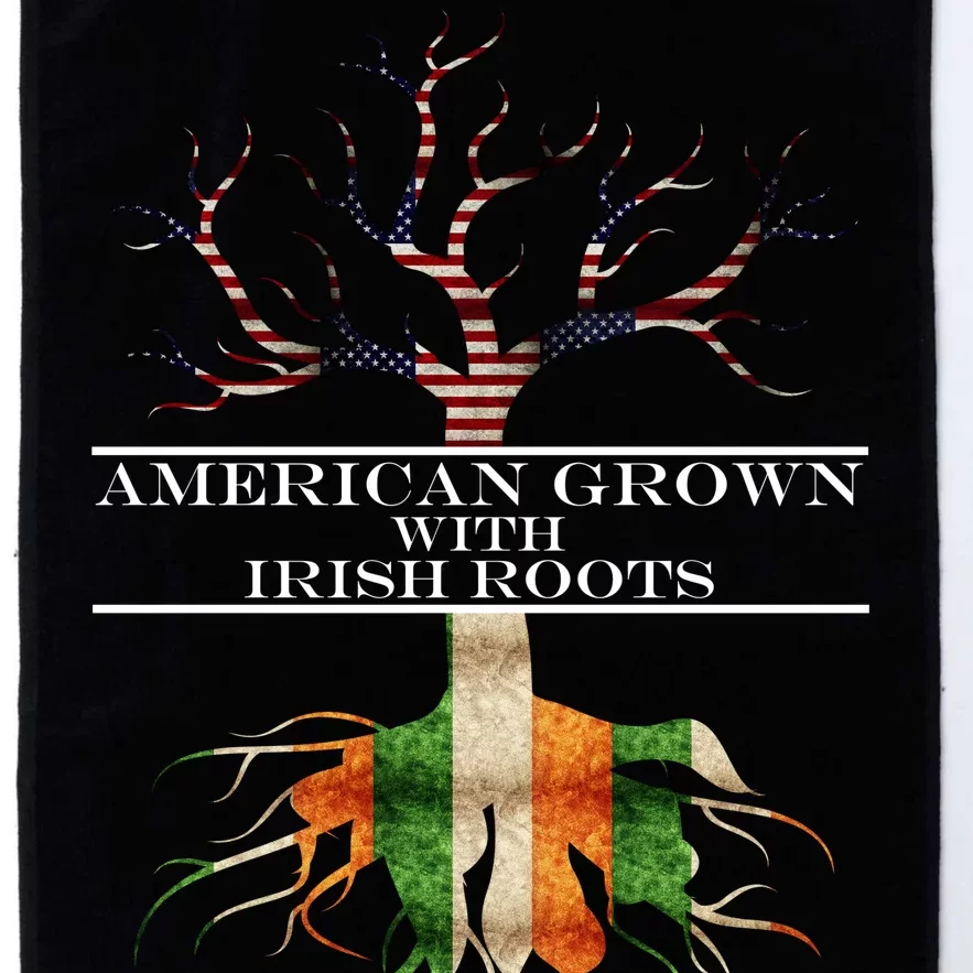 American Grown With Irish Roots Platinum Collection Golf Towel