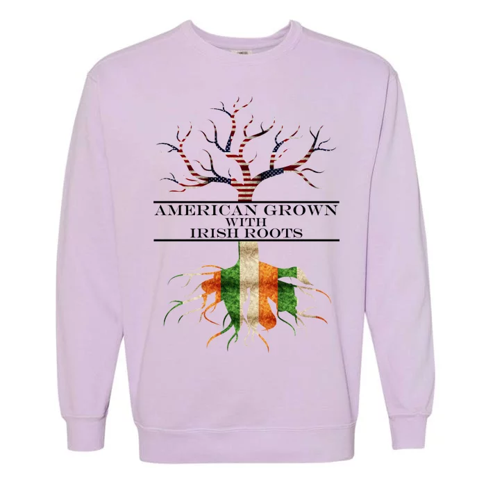 American Grown With Irish Roots Garment-Dyed Sweatshirt