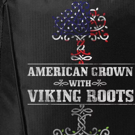 American Grown With Viking Roots City Backpack