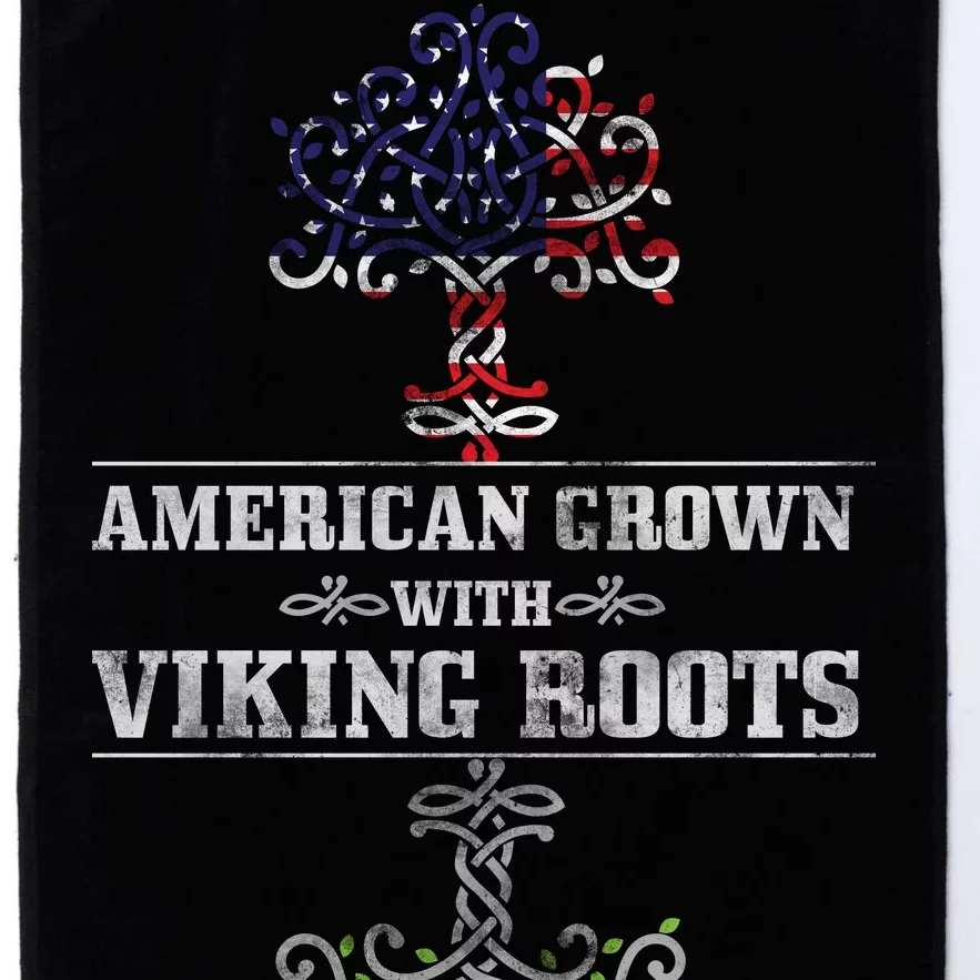 American Grown With Viking Roots Platinum Collection Golf Towel