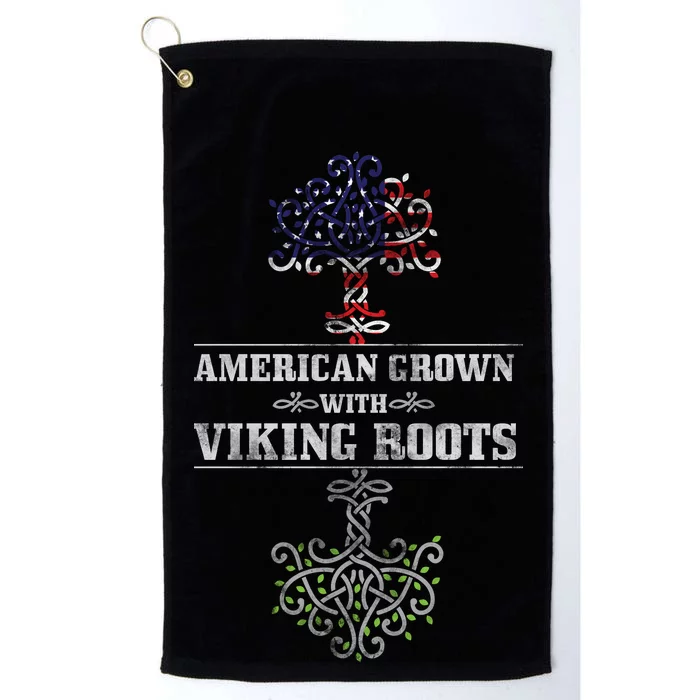 American Grown With Viking Roots Platinum Collection Golf Towel