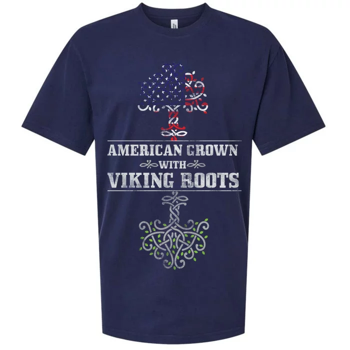 American Grown With Viking Roots Sueded Cloud Jersey T-Shirt