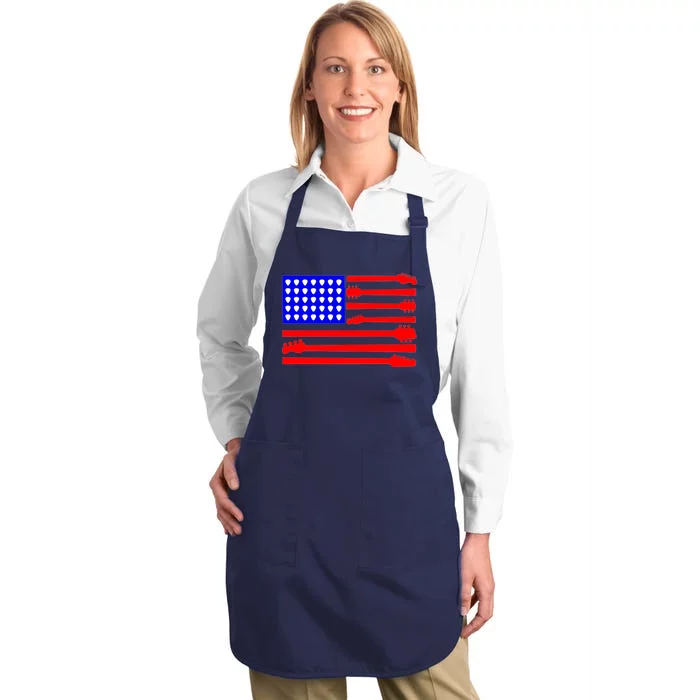 American Guitar Full-Length Apron With Pocket