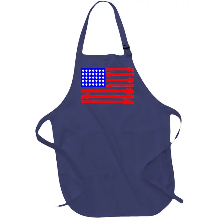 American Guitar Full-Length Apron With Pocket