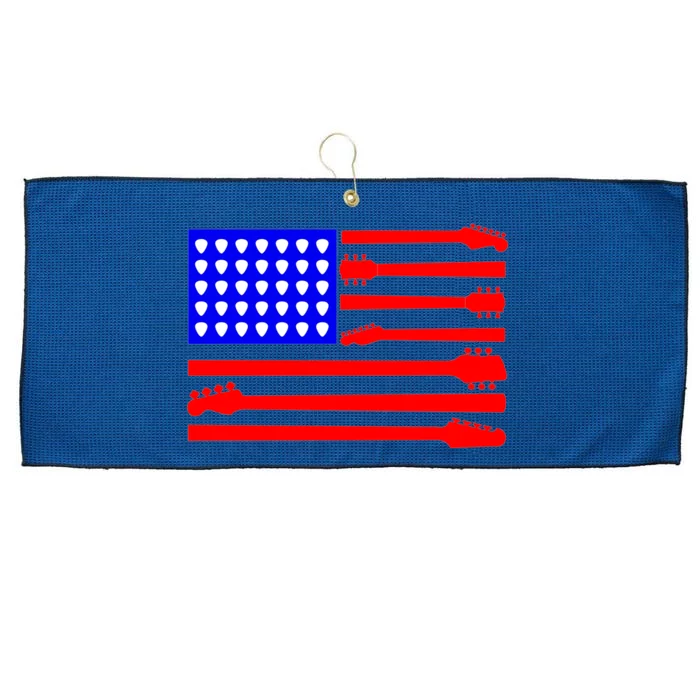 American Guitar Large Microfiber Waffle Golf Towel