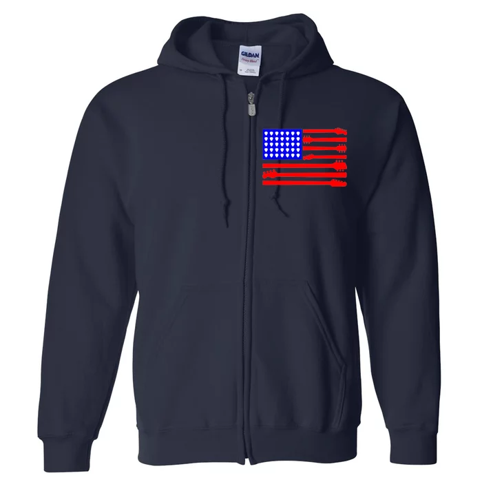 American Guitar Full Zip Hoodie