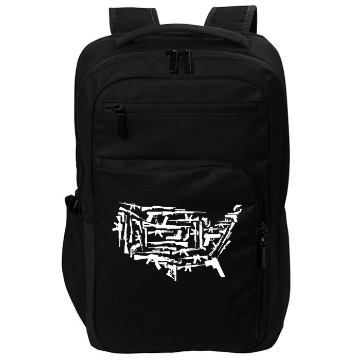 American Gun Map Impact Tech Backpack