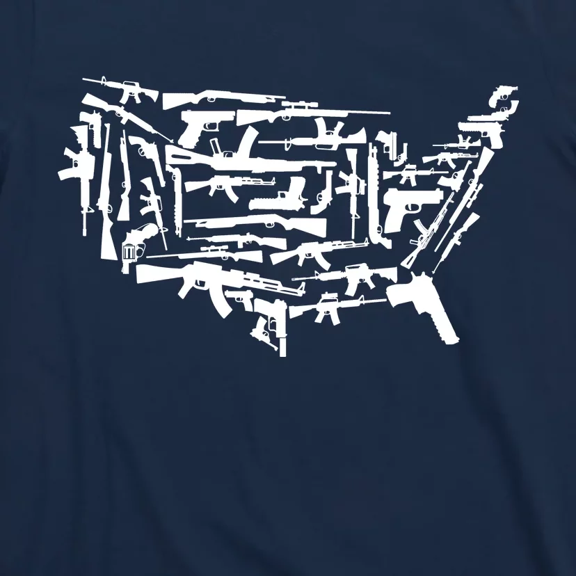 American Gun Map T-Shirt