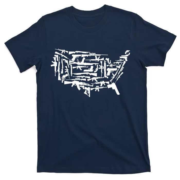 American Gun Map T-Shirt