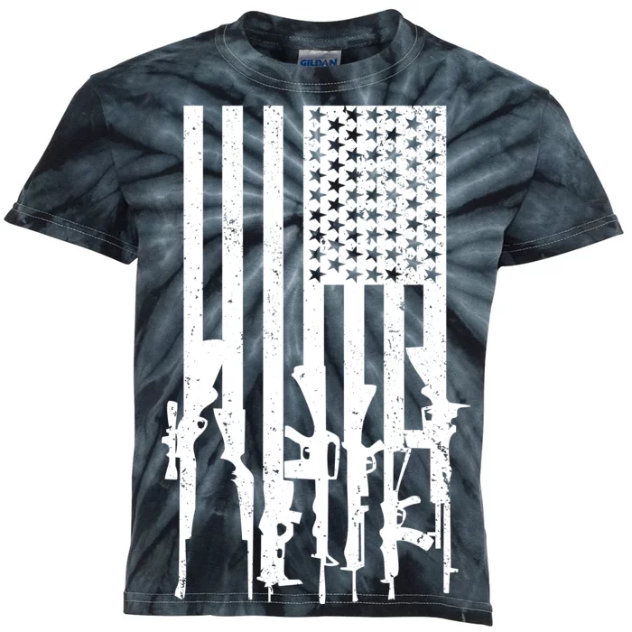 American Guns Kids Tie-Dye T-Shirt