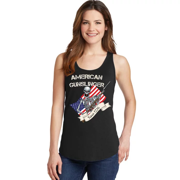 American Gunslinger Since 1776 Ladies Essential Tank