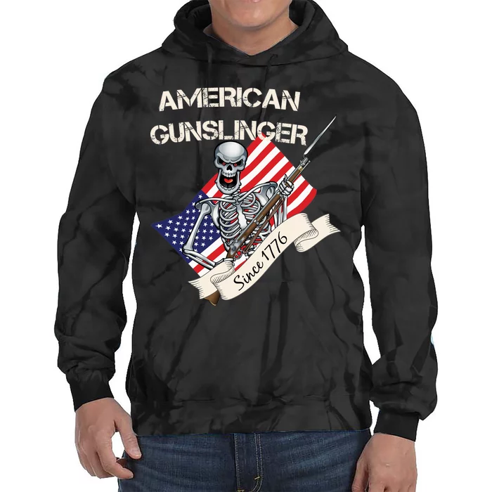 American Gunslinger Since 1776 Tie Dye Hoodie