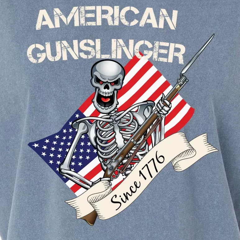 American Gunslinger Since 1776 Garment-Dyed Women's Muscle Tee