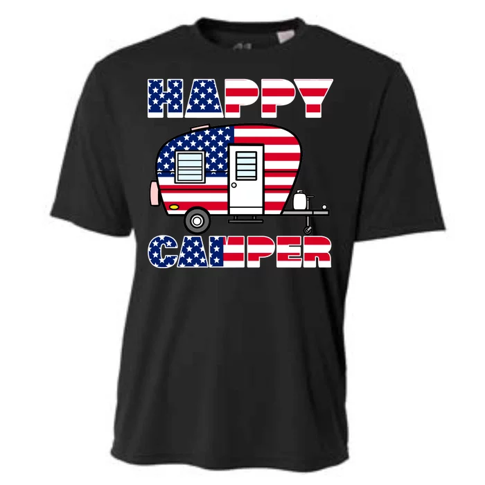 American Happy Camper USA Cooling Performance Crew T-Shirt