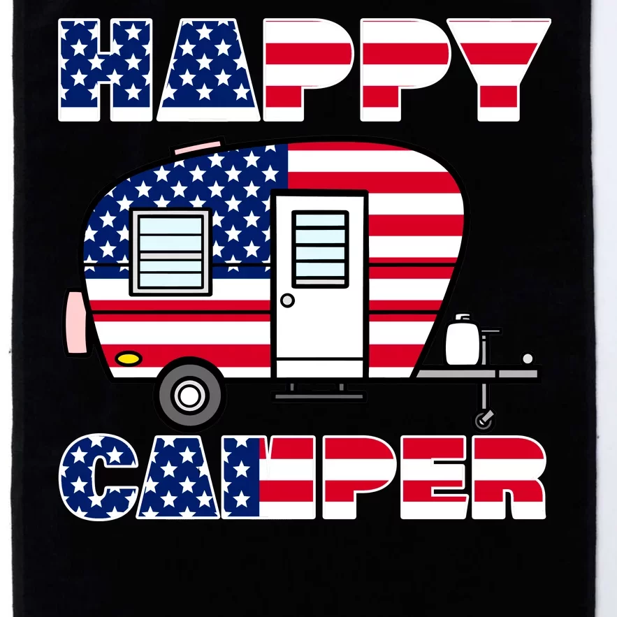 American Happy Camper USA Platinum Collection Golf Towel