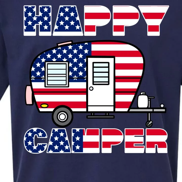 American Happy Camper USA Sueded Cloud Jersey T-Shirt