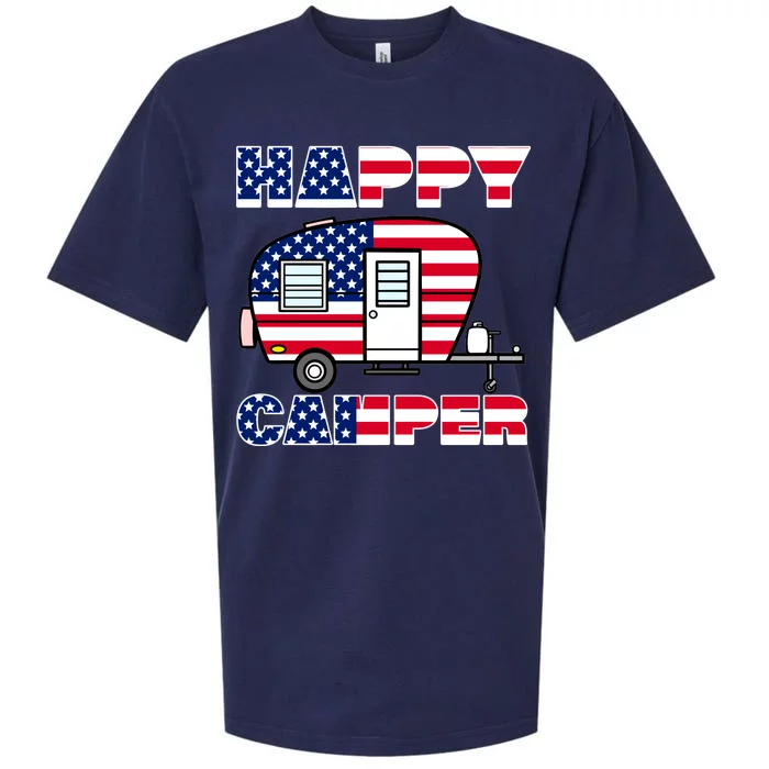 American Happy Camper USA Sueded Cloud Jersey T-Shirt