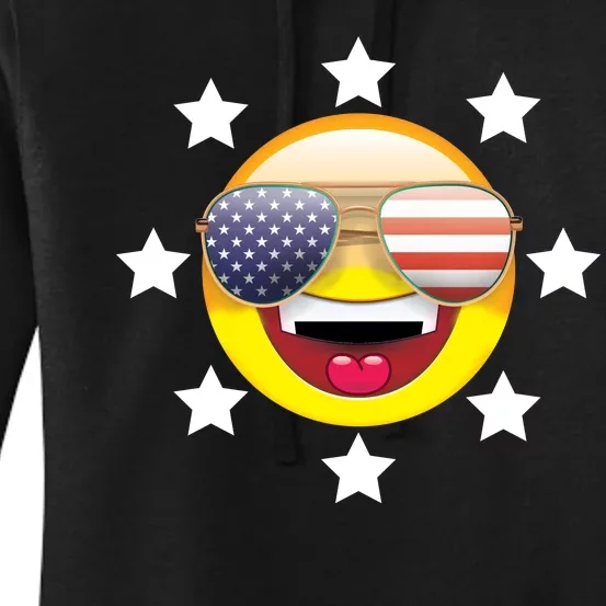 American Hippie Smiley Face Women's Pullover Hoodie