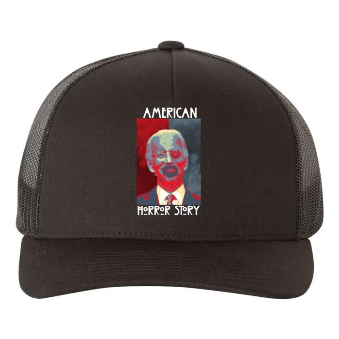 American Horror Funny Anti Biden Yupoong Adult 5-Panel Trucker Hat